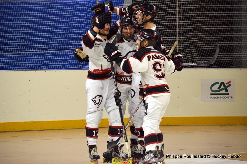 Photo hockey reportage CDF Roller : Les Griffons en quarts