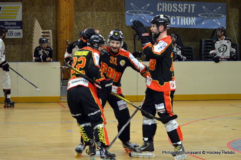 Photo hockey reportage CDF Roller : Les Griffons en quarts