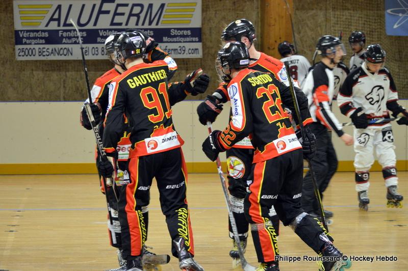 Photo hockey reportage CDF Roller : Les Griffons en quarts