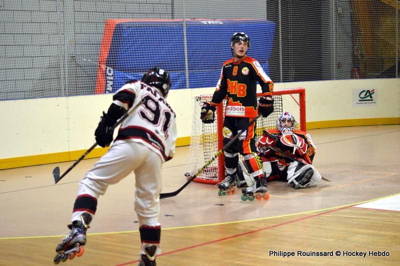 Photo hockey reportage CDF Roller : Les Griffons en quarts