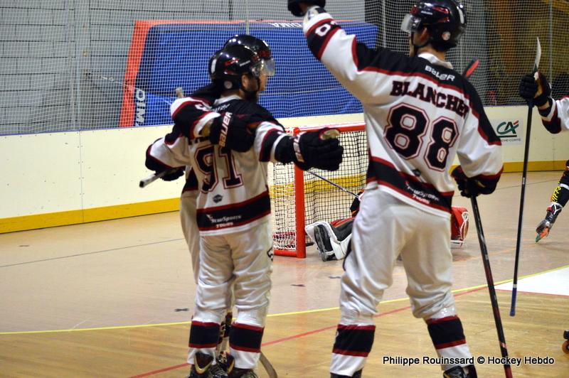 Photo hockey reportage CDF Roller : Les Griffons en quarts