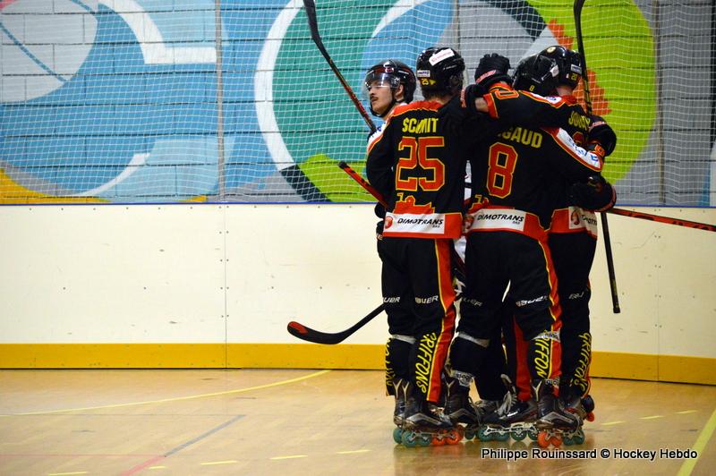 Photo hockey reportage CDF Roller : Les Griffons en quarts