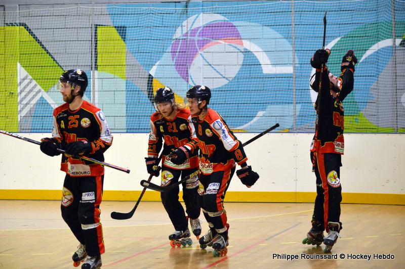 Photo hockey reportage CDF Roller : Les Griffons en quarts
