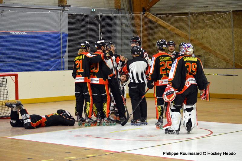 Photo hockey reportage CDF Roller : Les Griffons en quarts