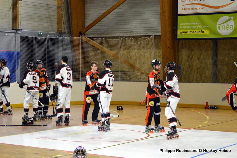 Photo hockey reportage CDF Roller : Les Griffons en quarts