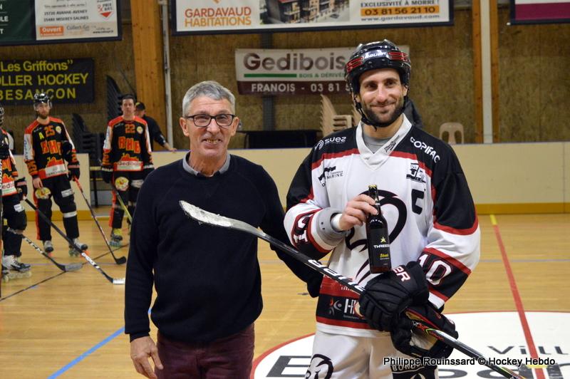 Photo hockey reportage CDF Roller : Les Griffons en quarts