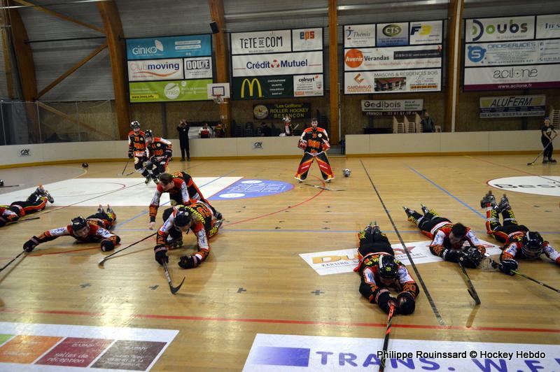 Photo hockey reportage CDF Roller : Les Griffons en quarts