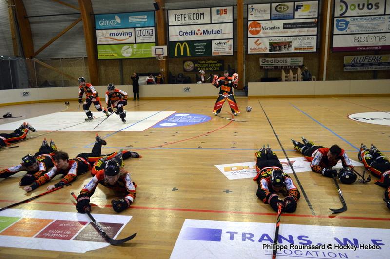 Photo hockey reportage CDF Roller : Les Griffons en quarts