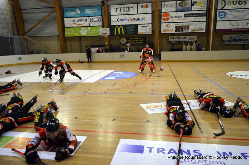 Photo hockey reportage CDF Roller : Les Griffons en quarts