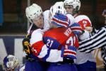Photo hockey reportage CM U20 : La Norvge en lite