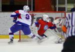 Photo hockey reportage CM U20 : La Norvge en lite