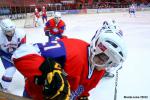 Photo hockey reportage CM U20 : La Norvge en lite