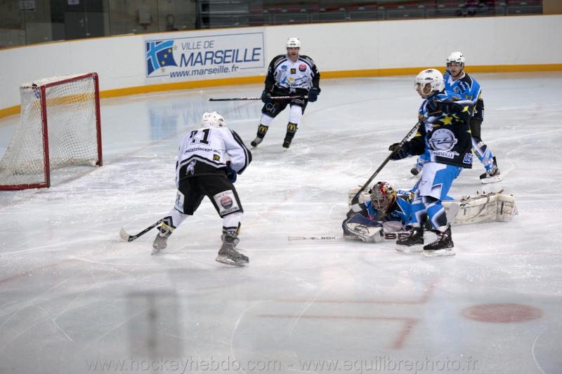 Photo hockey reportage D3 - Marseille vs Brianon