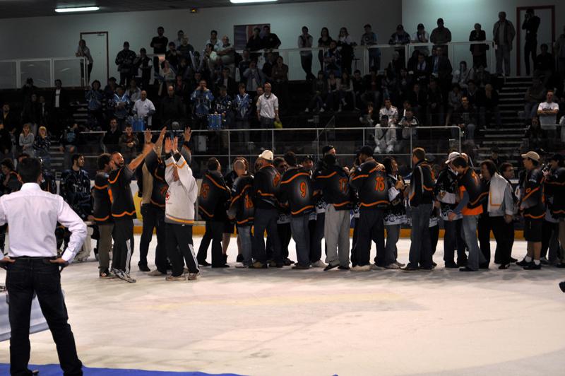 Photo hockey reportage D3 carr final : Remise des prix