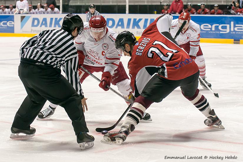 Photo hockey reportage EIHC : Danemark - Lettonie en images