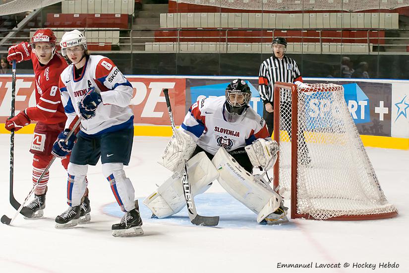 Photo hockey reportage EIHC : Danemark - Slovnie en images