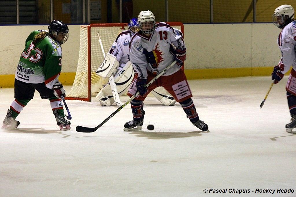Photo hockey reportage F�m. Elite : Cergy - Grenoble
