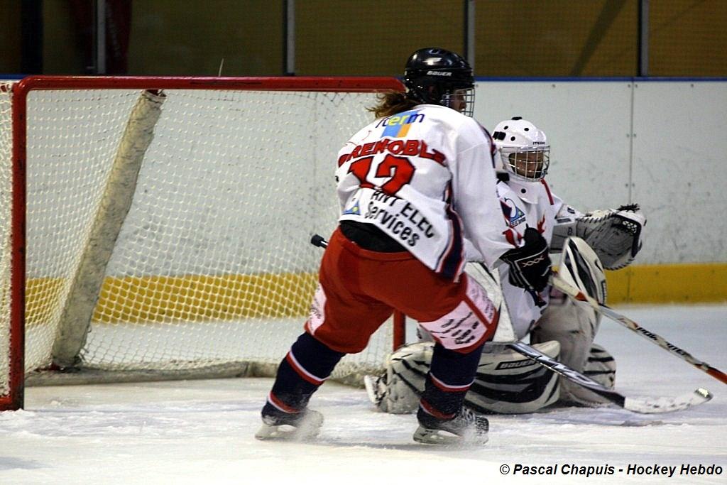 Photo hockey reportage F�m. Elite : Cergy - Grenoble