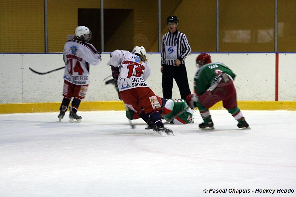 Photo hockey reportage F�m. Elite : Cergy - Grenoble