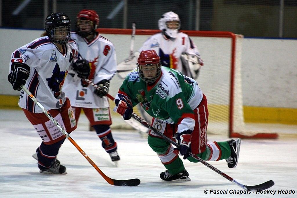 Photo hockey reportage F�m. Elite : Cergy - Grenoble