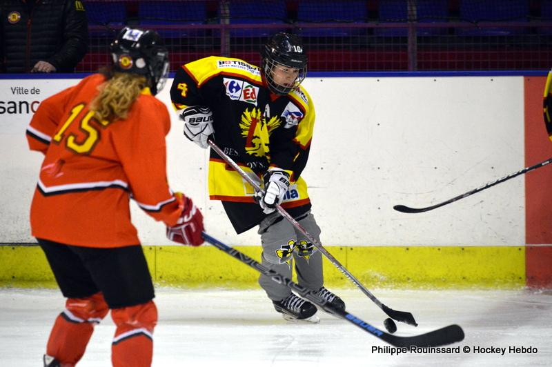 Photo hockey reportage Fem lite : Les Aigles emports par les Rafales