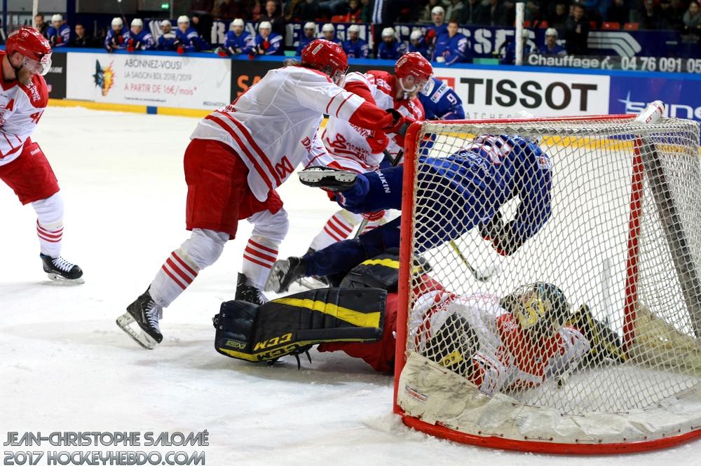 Photo hockey reportage France - Danemark: 4-2