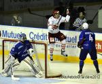 Photo hockey reportage France-Danemark : courte dsillusion 