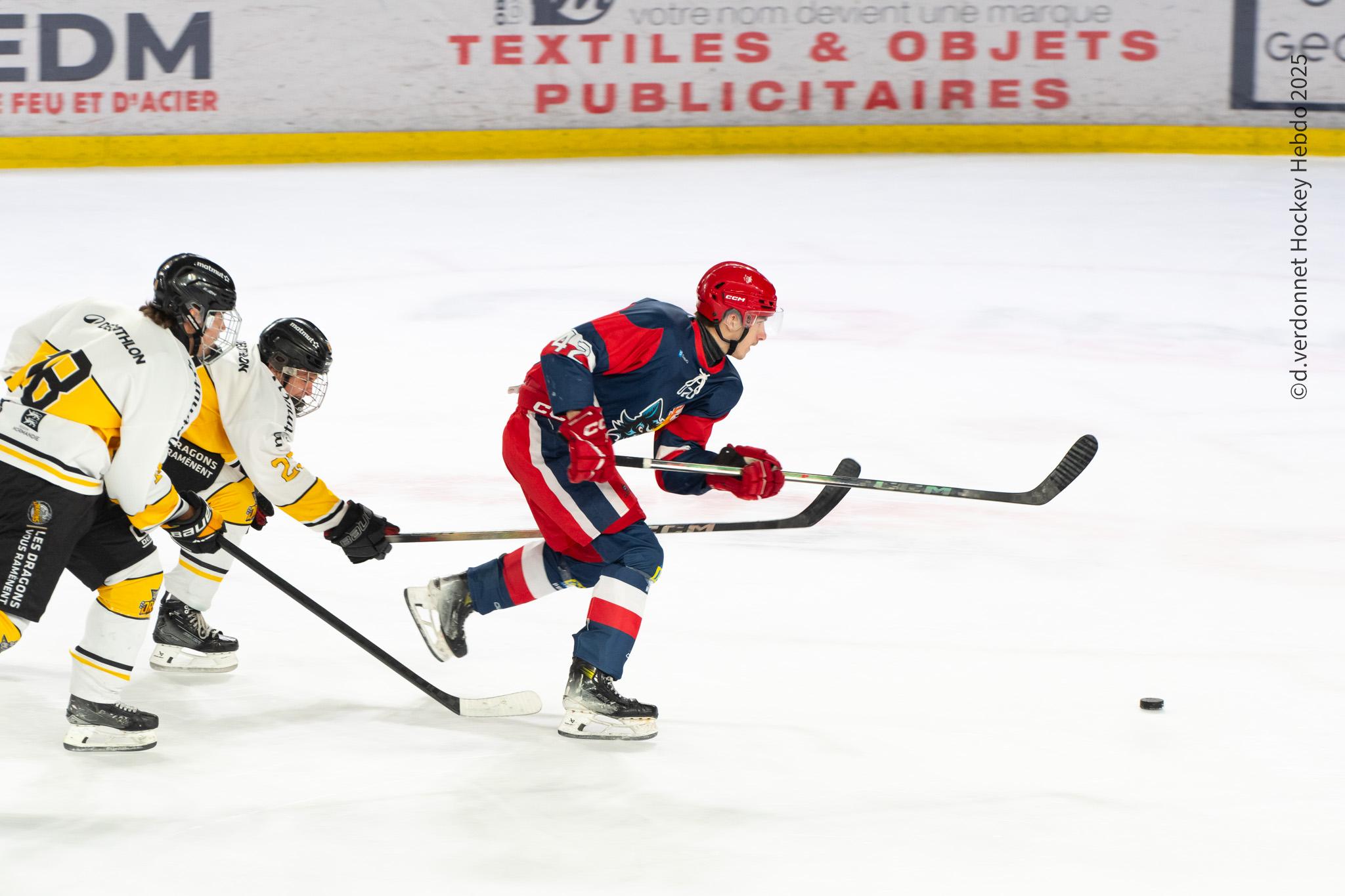 Photo hockey reportage Grenoble U20 vs Rouen U20