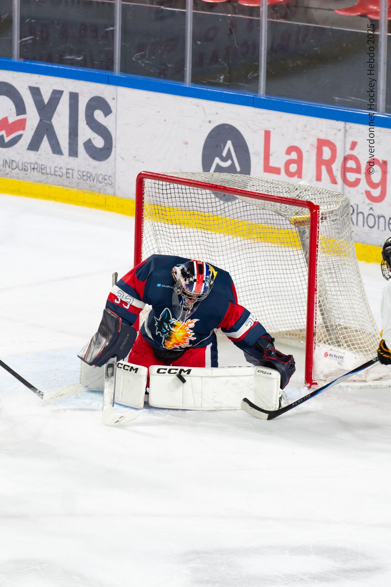 Photo hockey reportage Grenoble U20 vs Rouen U20