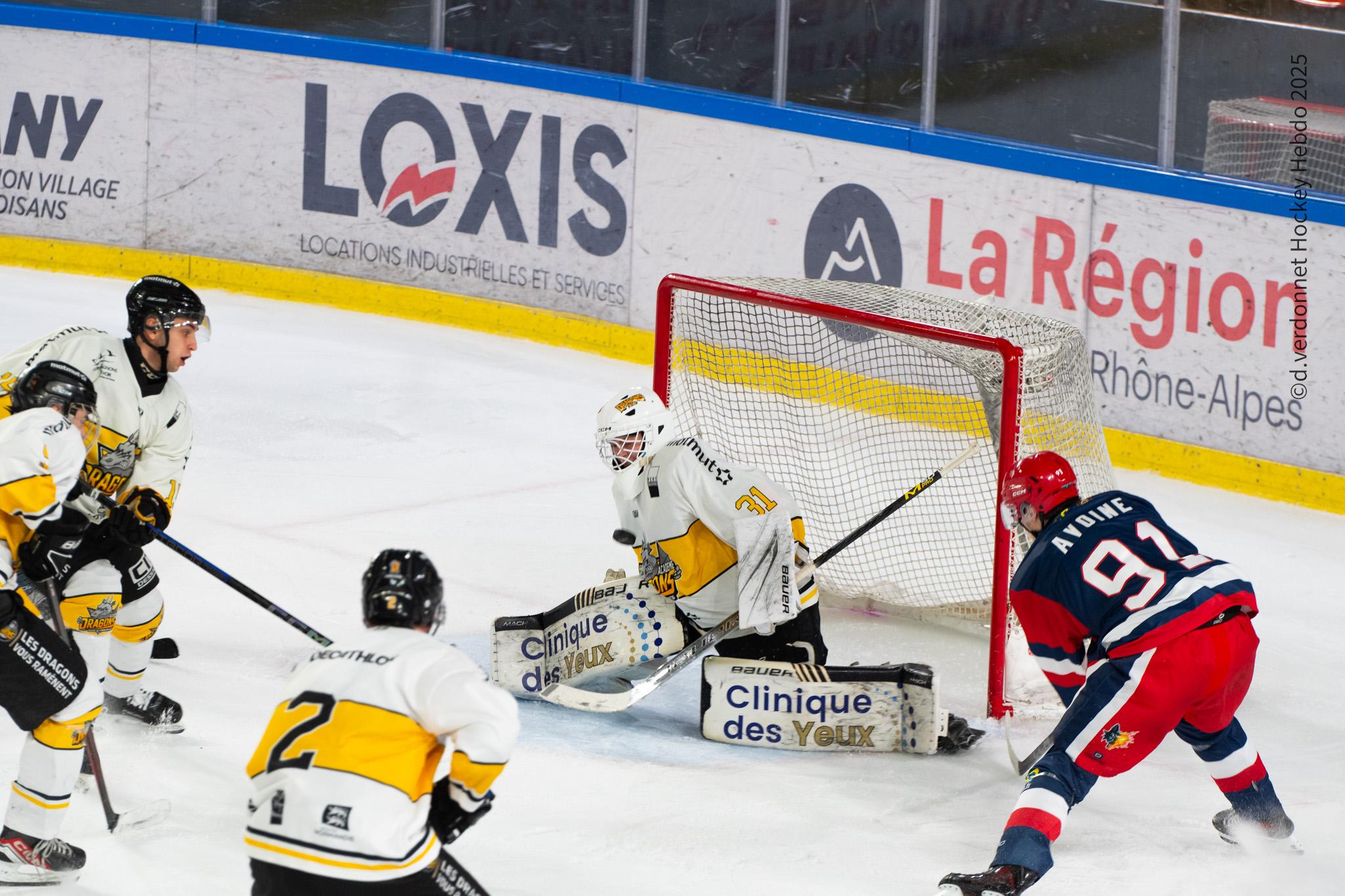 Photo hockey reportage Grenoble U20 vs Rouen U20