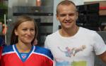 Photo hockey reportage KHL : Bain de foule pour Da Costa
