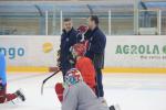 Photo hockey reportage L'entranement suisse du CSKA