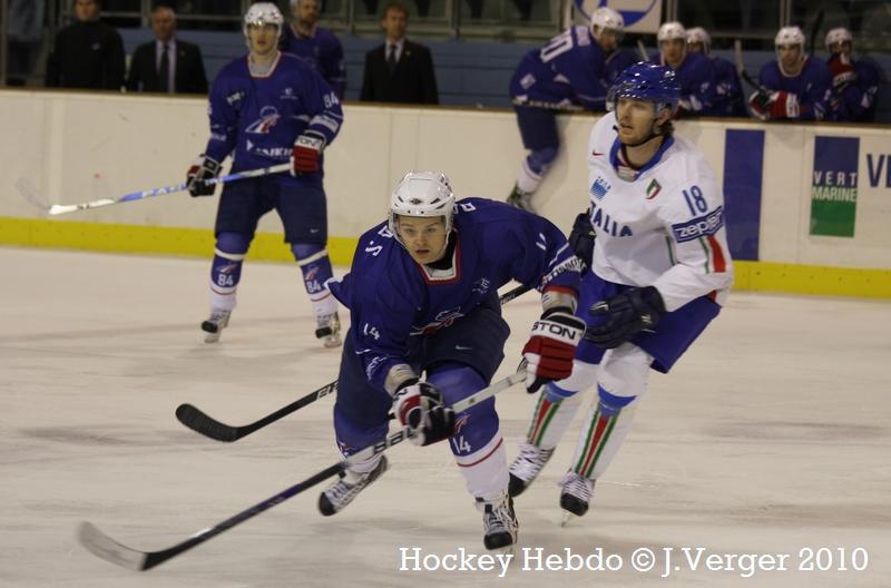 Photo hockey reportage La France confirme face  l'Italie