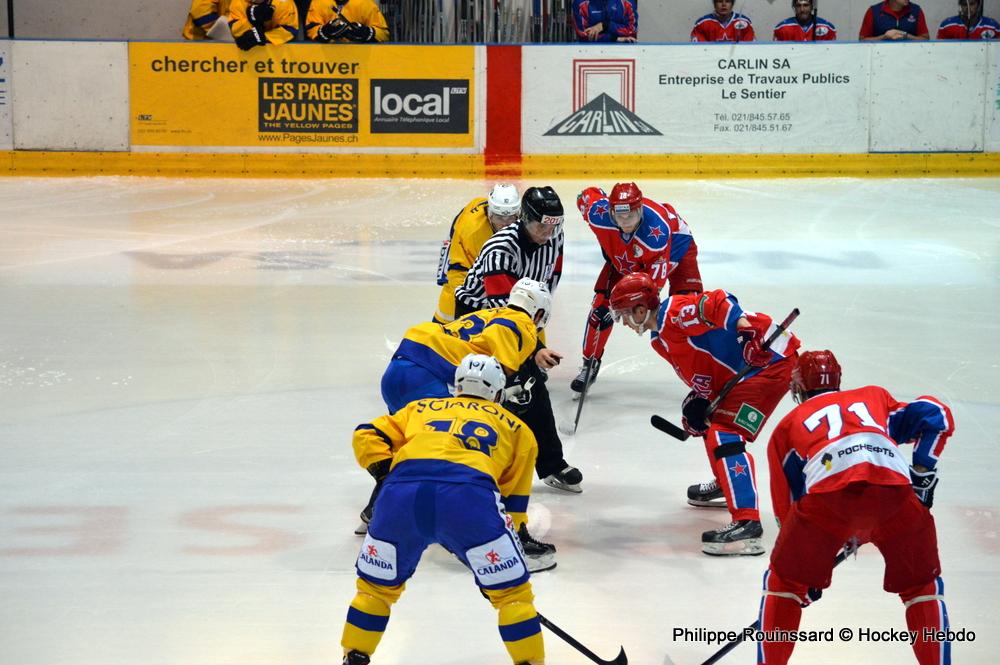 Photo hockey reportage Le CSKA bien trop fort