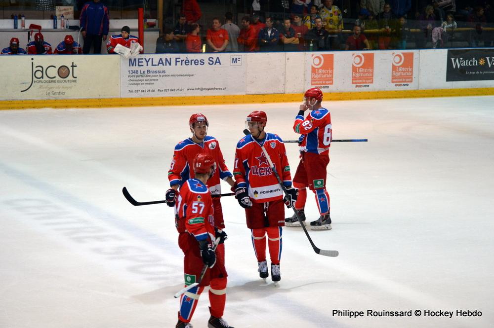 Photo hockey reportage Le CSKA bien trop fort