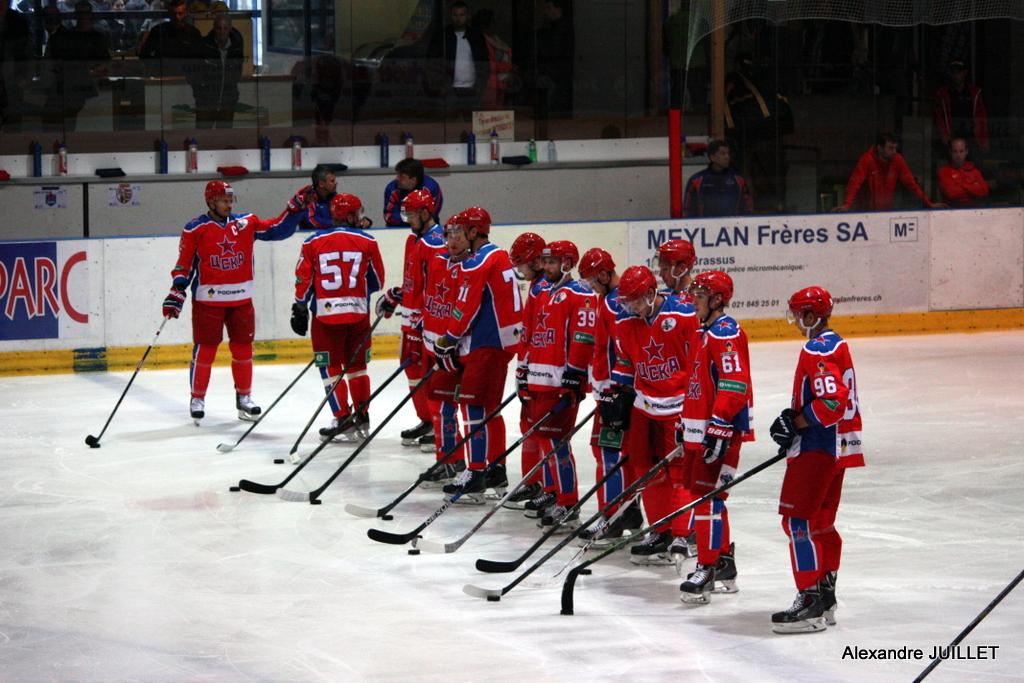 Photo hockey reportage Le CSKA bien trop fort