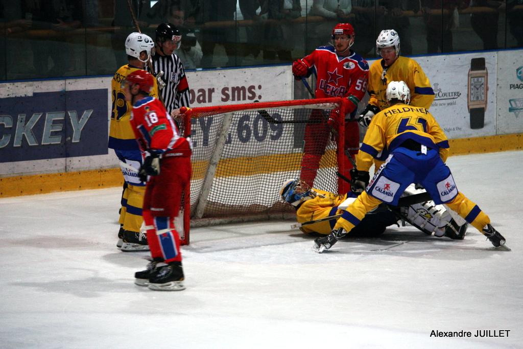 Photo hockey reportage Le CSKA bien trop fort