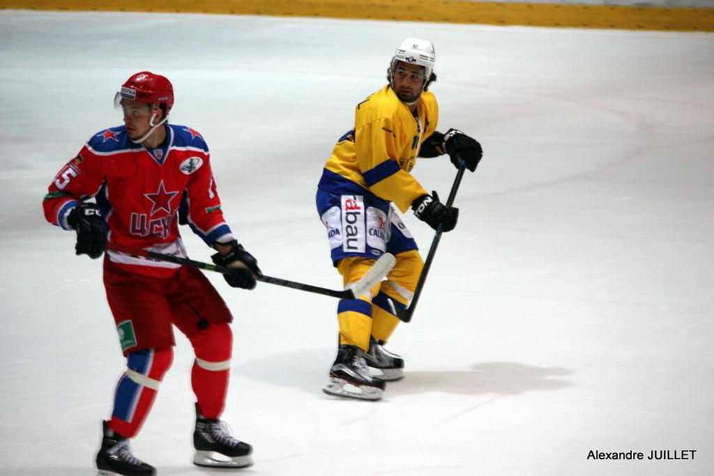 Photo hockey reportage Le CSKA bien trop fort