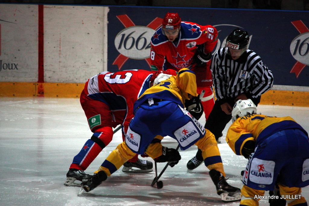 Photo hockey reportage Le CSKA bien trop fort