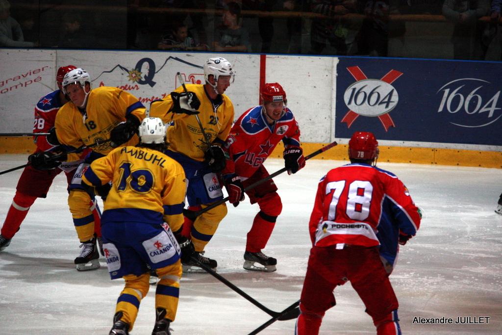 Photo hockey reportage Le CSKA bien trop fort
