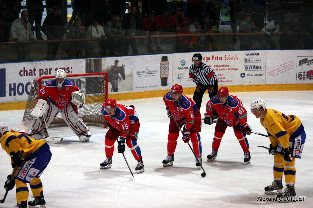 Photo hockey reportage Le CSKA bien trop fort