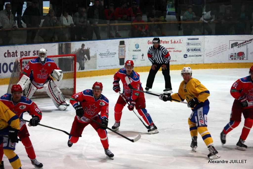 Photo hockey reportage Le CSKA bien trop fort