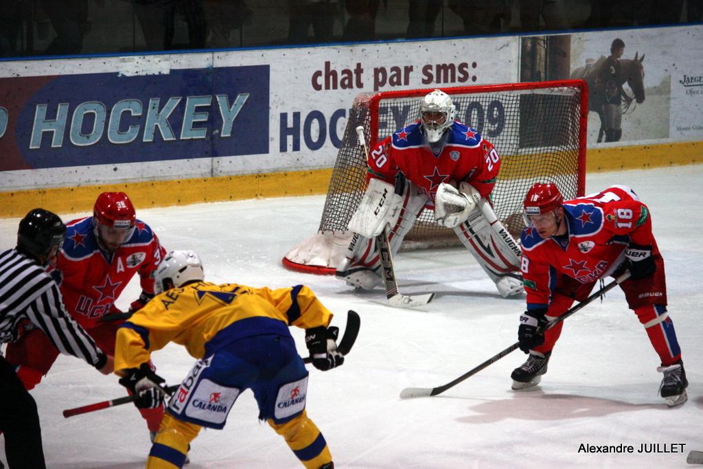 Photo hockey reportage Le CSKA bien trop fort