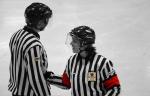Photo hockey reportage Les arbitres en folie...