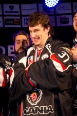 Photo hockey reportage Les Ducs partagent leur bonheur