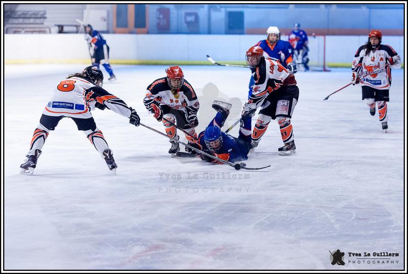 Photo hockey reportage Les Nocennes en mode turbo