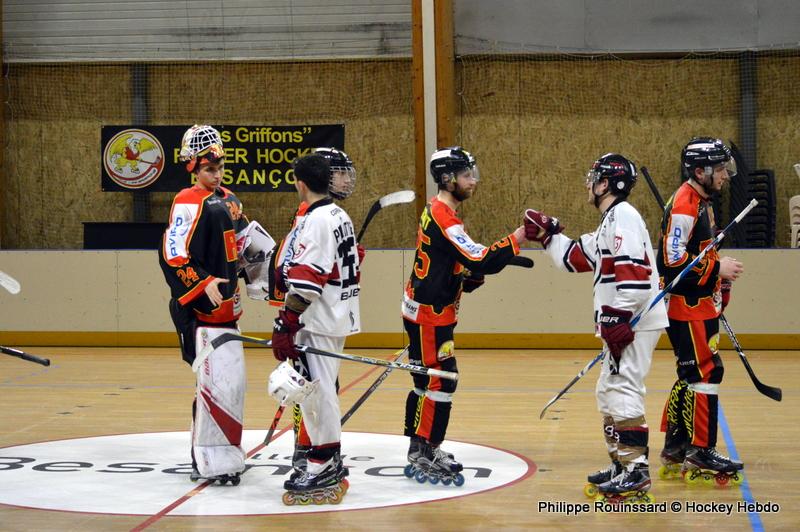 Photo hockey reportage N1 : Le leader fait sa loi