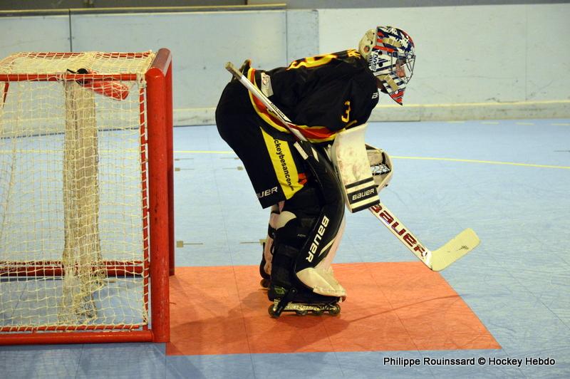 Photo hockey reportage N1 : Le leader se fait peur