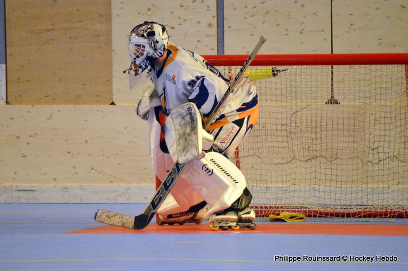 Photo hockey reportage N1 : Le leader se fait peur
