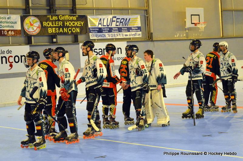 Photo hockey reportage N1 : Les Griffons dans le rythme